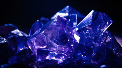 Purple gem stone