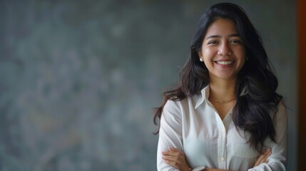 successful confident Arabian businesswoman worker lady boss female leader