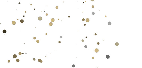 Mesmeric Shower: Mesmeric 3D Illustration Depicting Mesmerizing gold Confetti Rain