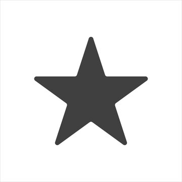 Star icon on a white background