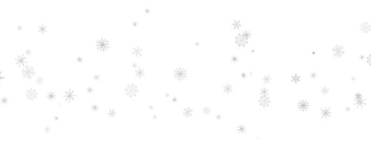 Winter Flurry: Mesmeric 3D Illustration Depicting Descending Festive Snowflakes