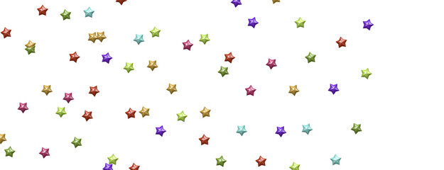 Stellar Symphony: Embark on a Visual Journey with 3D Colorful Stars Rain