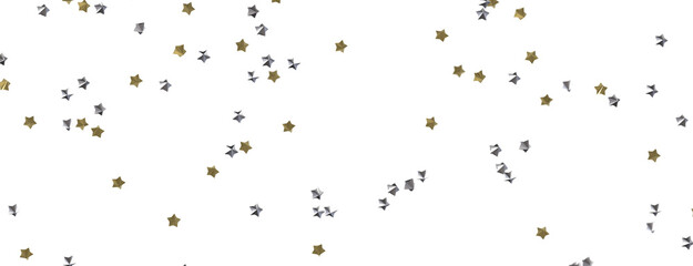 Ethereal Rain of Gold: Step into a Captivating 3D Stars Shower