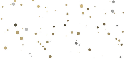 Mesmeric Shower: Mesmeric 3D Illustration Depicting Mesmerizing gold Confetti Rain