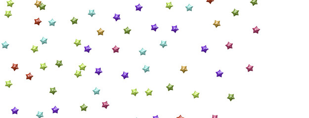 Stellar Symphony: Embark on a Visual Journey with 3D Colorful Stars Rain