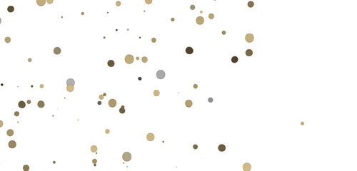 Mesmeric Shower: Mesmeric 3D Illustration Depicting Mesmerizing gold Confetti Rain