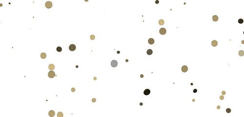 Mesmeric Shower: Mesmeric 3D Illustration Depicting Mesmerizing gold Confetti Rain