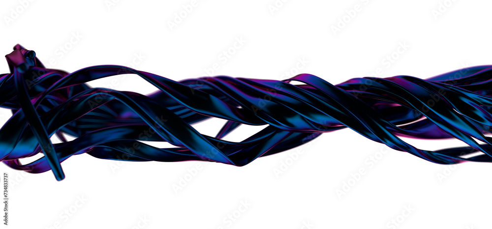 Poster Seamless Flow: Abstract 3D Blue Seamless Flow: Abstract 3D Blue Wave Illustration for Smooth and Continuous VisualsWave Illustration for Smooth and Continuous Visuals