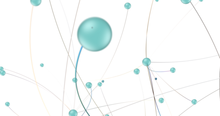 technology with polygonal shapes on dark blue background.