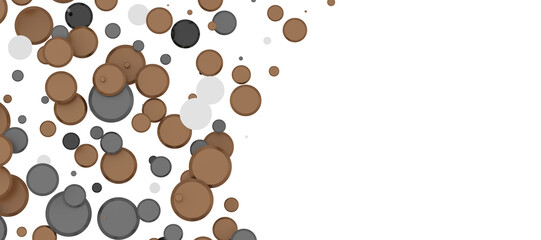 gold  Bliss: Exquisite 3D Illustration of Blissful gold Confetti