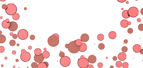 confetti png. red confetti falls from the sky.