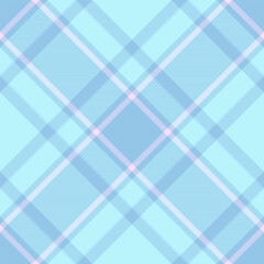 Fabric pattern vector of tartan textile check with a plaid texture seamless background.