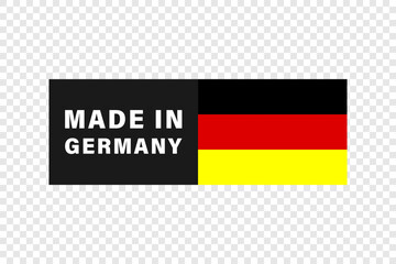 Made in Germany. Icon, sticker, label. Vector