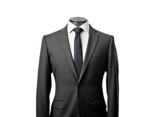 a suit and tie on a mannequin