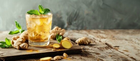 Switchel drink. Generative AI