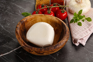 Italian cheese mozzarella buffalo ball