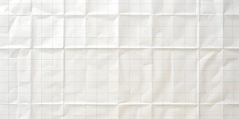 texture checkered sheet of white paper background.