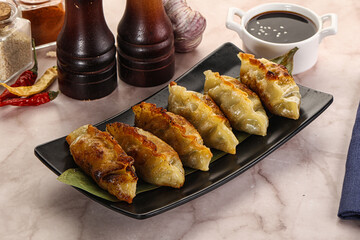 Fried Japanese stuffed dumplings - Gyoza