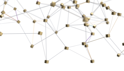 network structure - abstract design connection