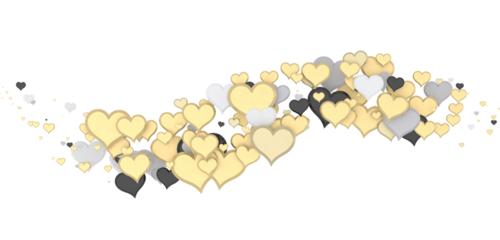 hearts on a pink background. 3d render illustration for advertising. Valentine's Day.