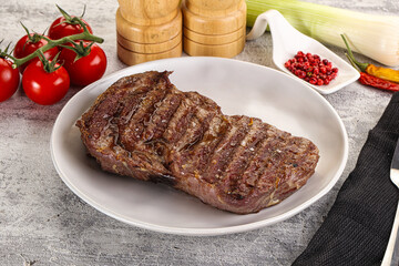 Rib eye steak grilled beef