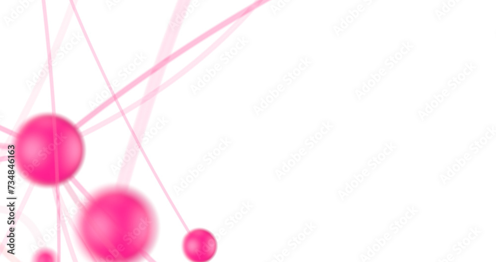 Poster network structure - abstract design connection