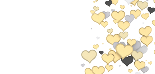  Red heart love confettis. Valentine's day falling