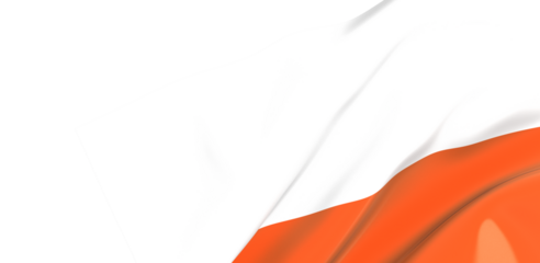 Polish flag. Poland flag. Flag of Poland. Poland flag illustration. Official colors