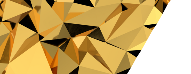 (Mehrere Werte)Gold polygon background 3d rendering, 3d illustration. Abstract triangle background. Gold background. Abstract Gold polygon wallpaper