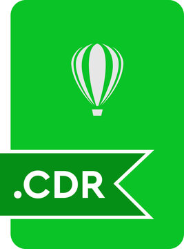 CDR File format icon  Malachite fill 