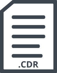 CDR line document icon