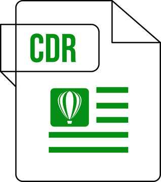CDR Icon Japanese Laurel thick outline