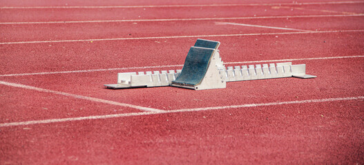 starting blocks in track and field