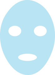 Facial mask isolated design. Facial mask vector design.