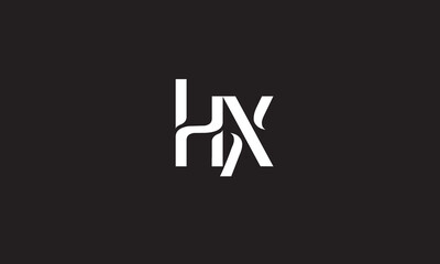 Obraz premium HX, XH , X , H , Abstract Letters Logo Monogram 