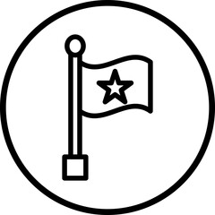 Goal Flag Icon Style