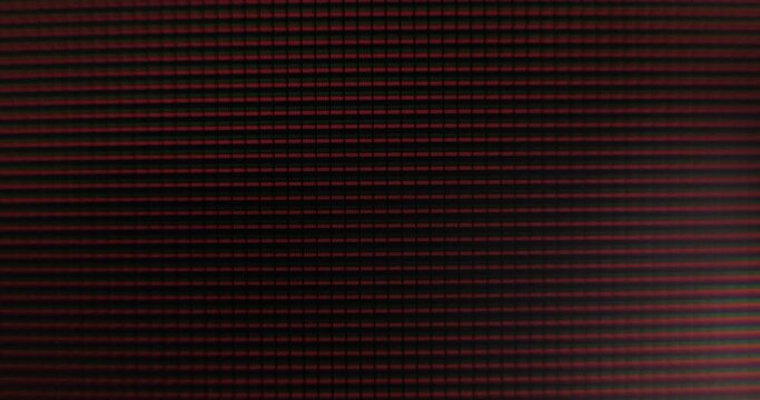 Close-up of colorful glitchy screen macro video