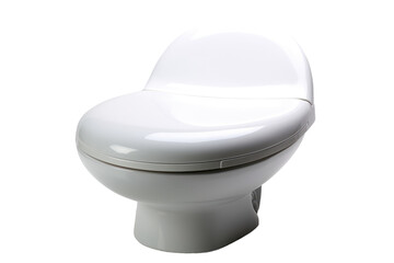 Plastic Toilet Seats Isolated On Transparent Background