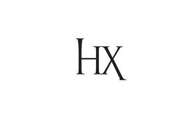 HX, XH , X , H , Abstract Letters Logo Monogram	