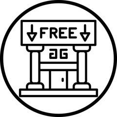 Free Entry Icon Style