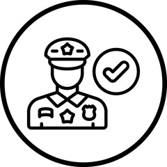 Corrections Officers Icon Style