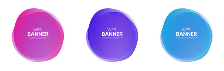 buttons for web vector, flip flops isolated on white, Set liquid banner, Label