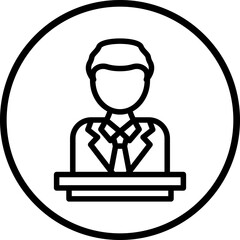 Director Male Icon Style