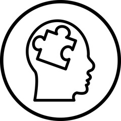 Mental Disorder Icon Style