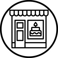 Bakery Shop Icon Style