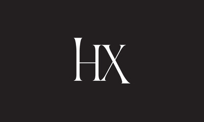 HX, XH , X , H , Abstract Letters Logo Monogram	