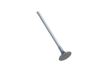 Single engine valve isolated on white background. 3d render