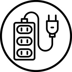 Extension Cord Icon Style