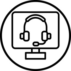 Online Support Icon Style