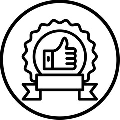 Satisfaction Guarantee Icon Style